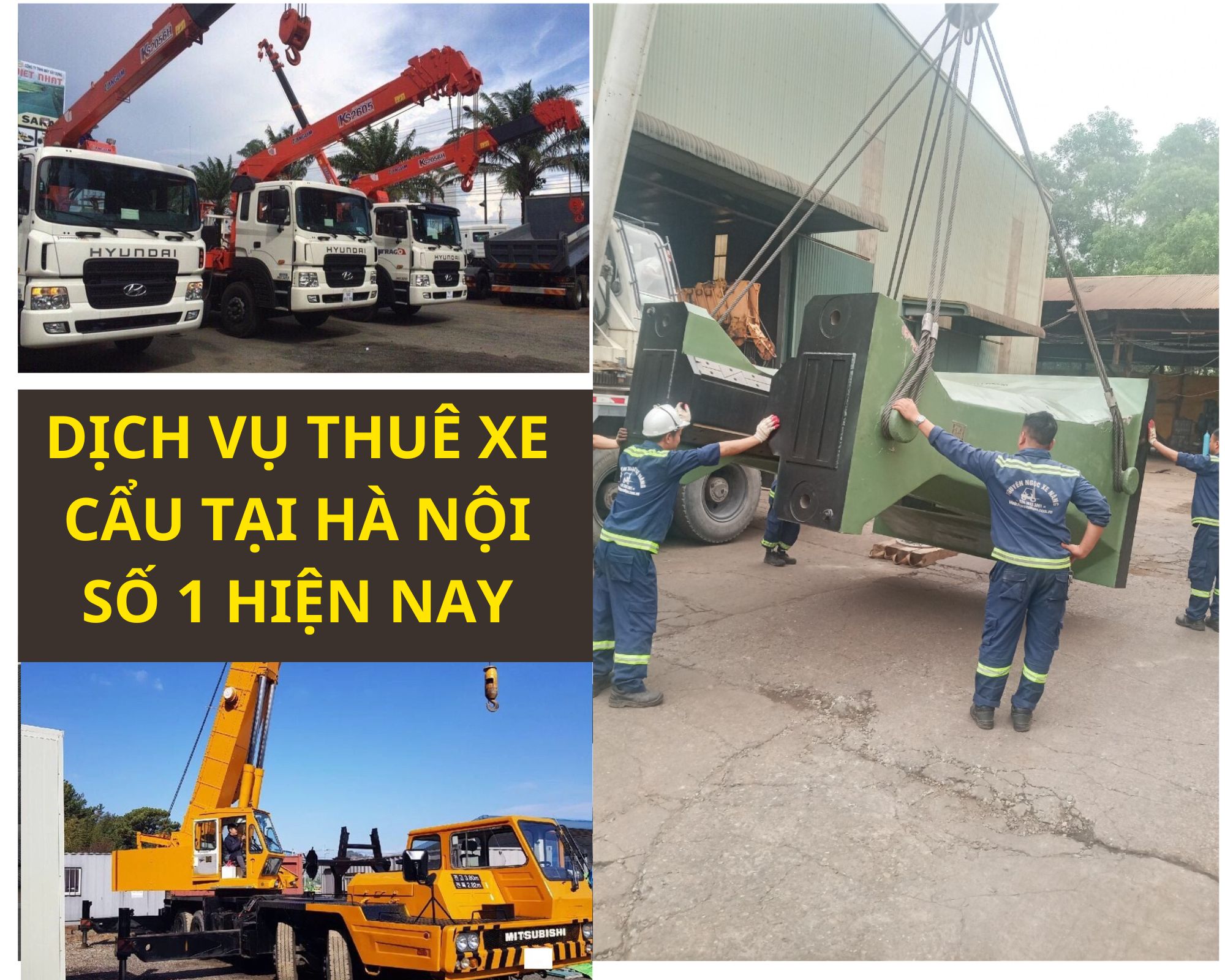 Dịch vụ cho thuê xe cẩu tại Hà Nội