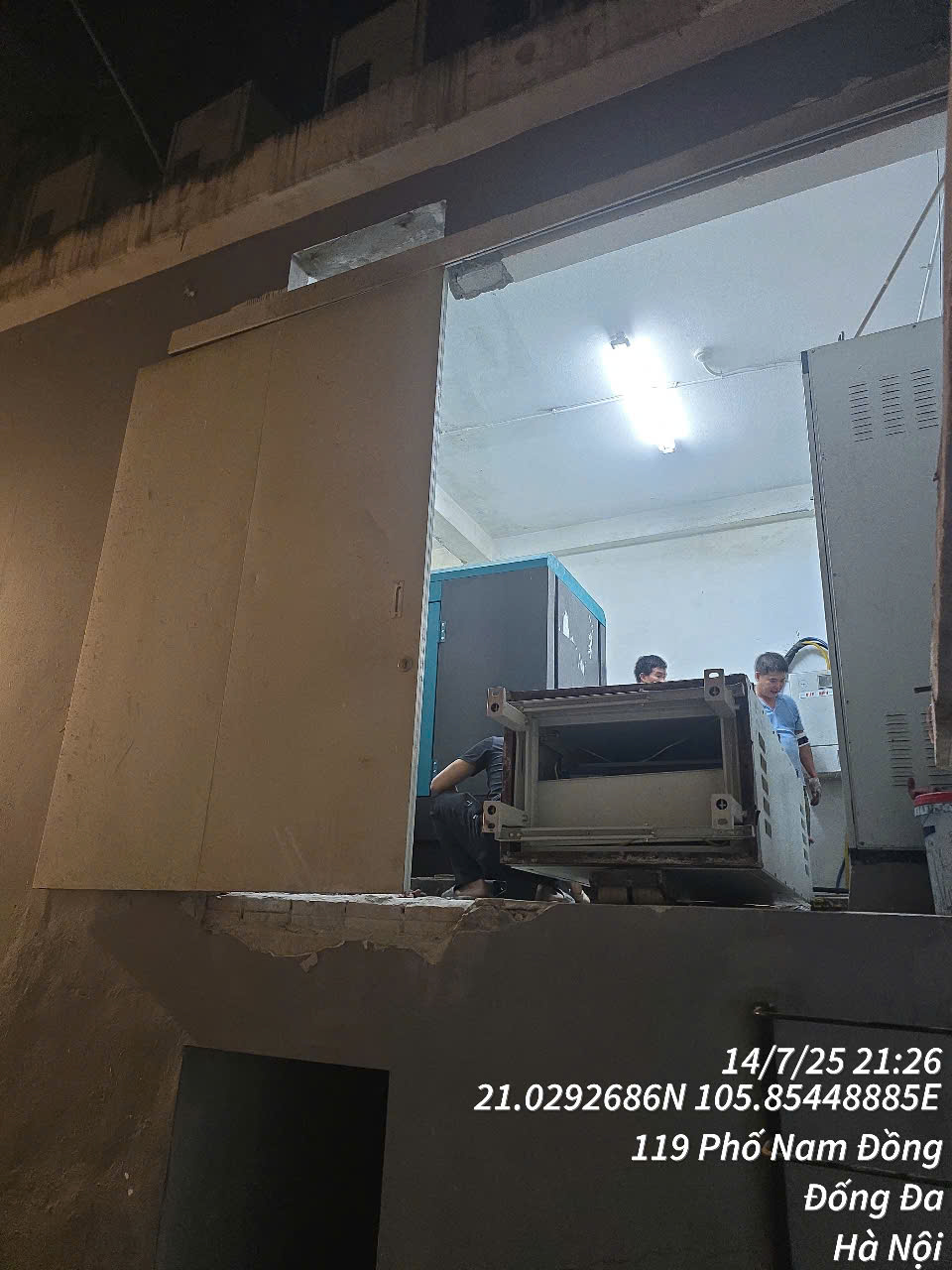 ishida viet nam di chuyen may phat dien 200kva cho cong ty dien luc evn 3
