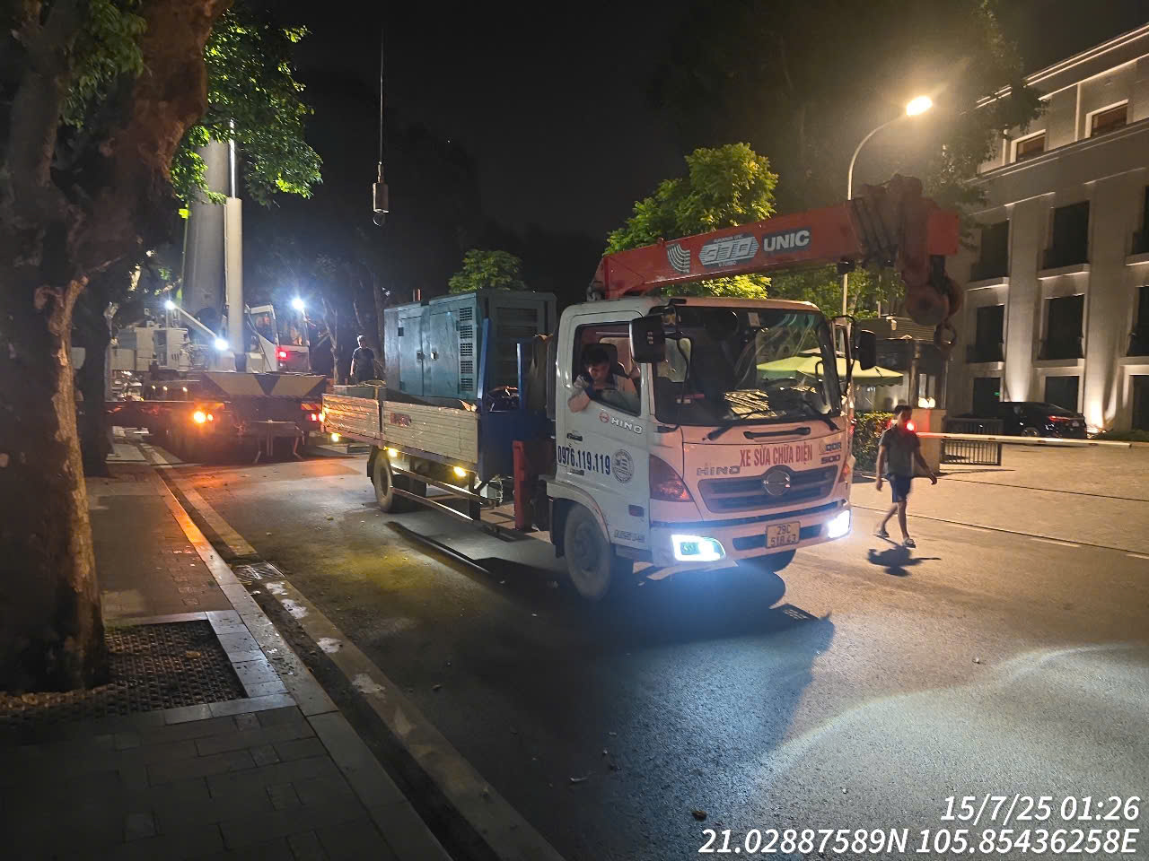 ishida viet nam di chuyen may phat dien 200kva cho cong ty dien luc evn 6