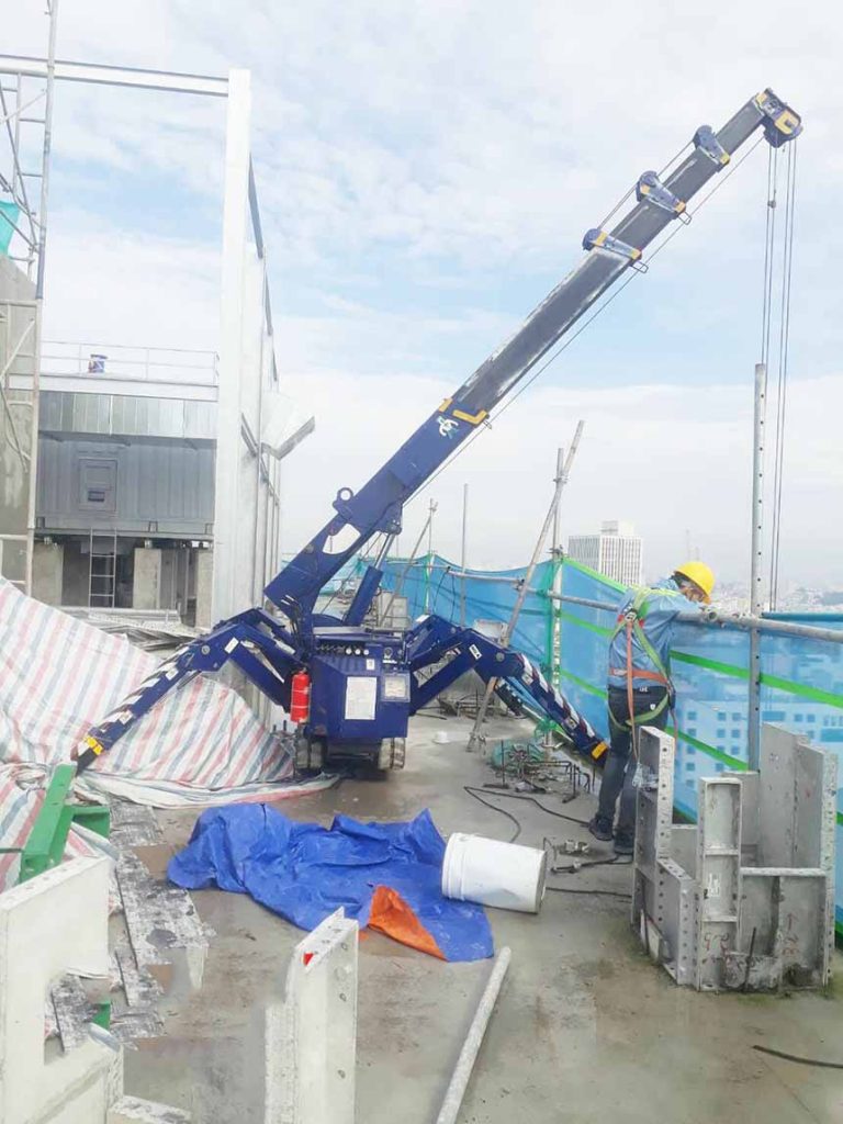 Ishida Việt Nam cho thuê xe cẩu chân nhện tại Bắc Ninh uy tín