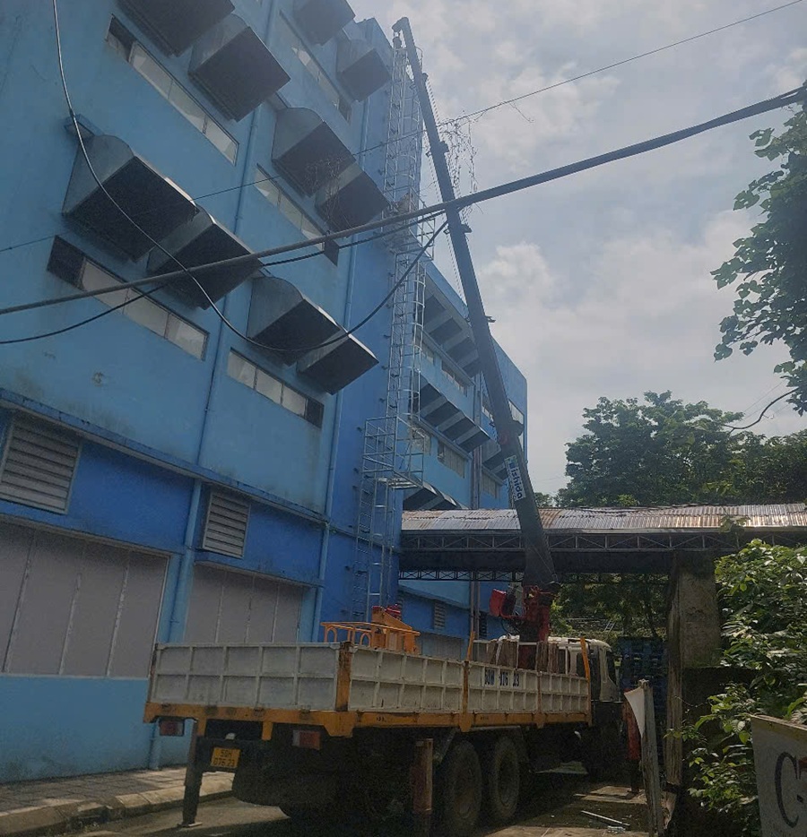 Cho thuê xe cẩu thùng trong quảng cáo – sự kiện – lắp đặt