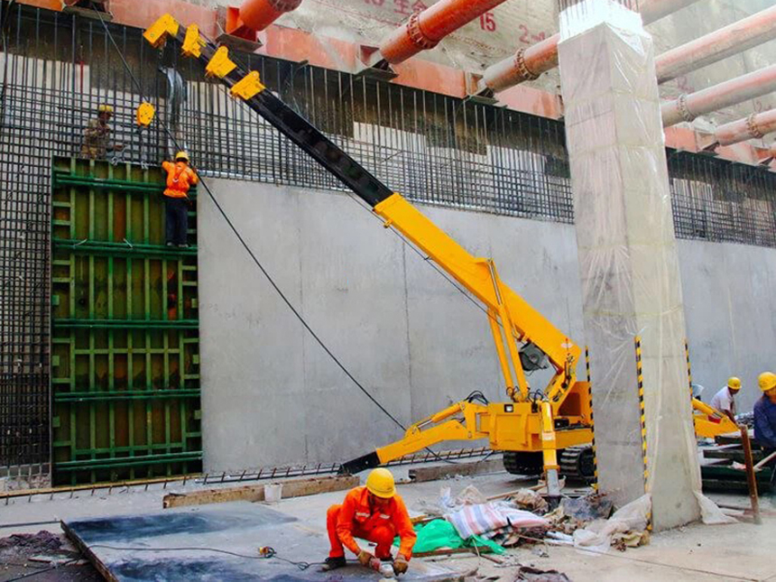 Cho thuê xe cẩu chân nhện tại Hải Dương