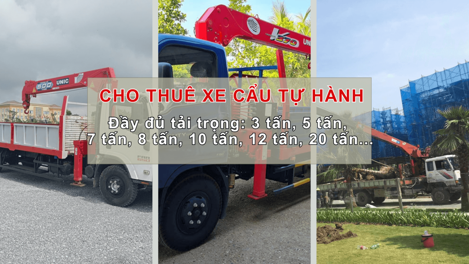 Ishida cho thuê xe cẩu tự hành