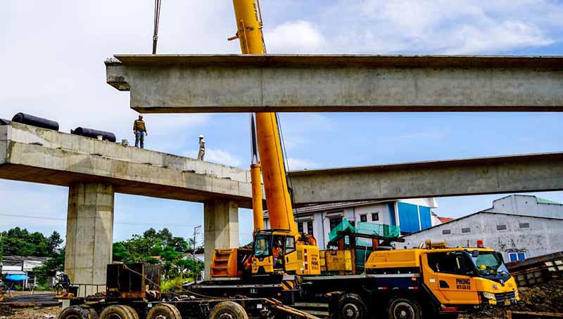 Ishida Việt Nam cho thuê xe cẩu vật liệu xây dựng