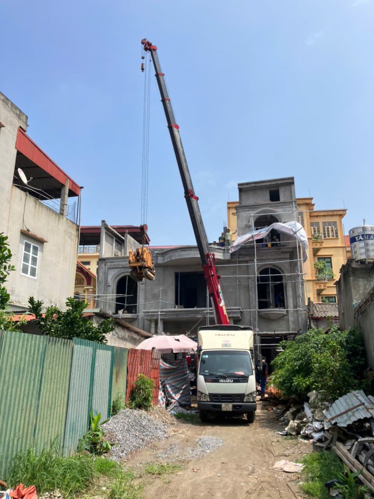 Dịch vụ thuê xe cẩu Anh Khánh Hà Nội