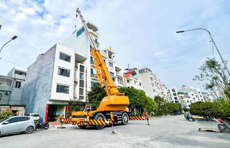 Dịch vụ thuê xe cẩu tại Hải Phòng